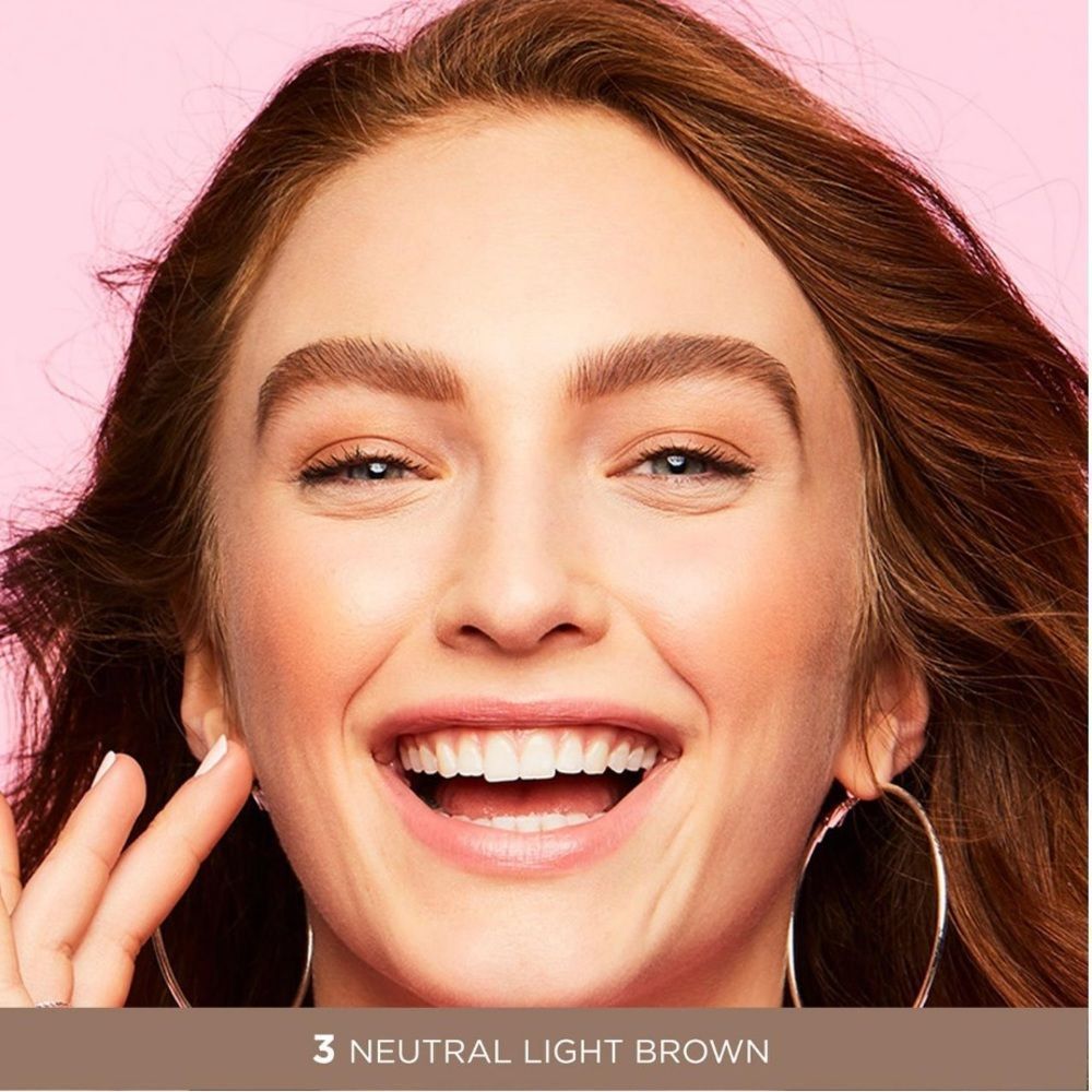 $5❤️🔥 LAST 1! Benefit Gimme Brow+ Tinted Eyebrow Gel 3 NEUTRAL LIGHT BROWN - Picture 4 of 6
